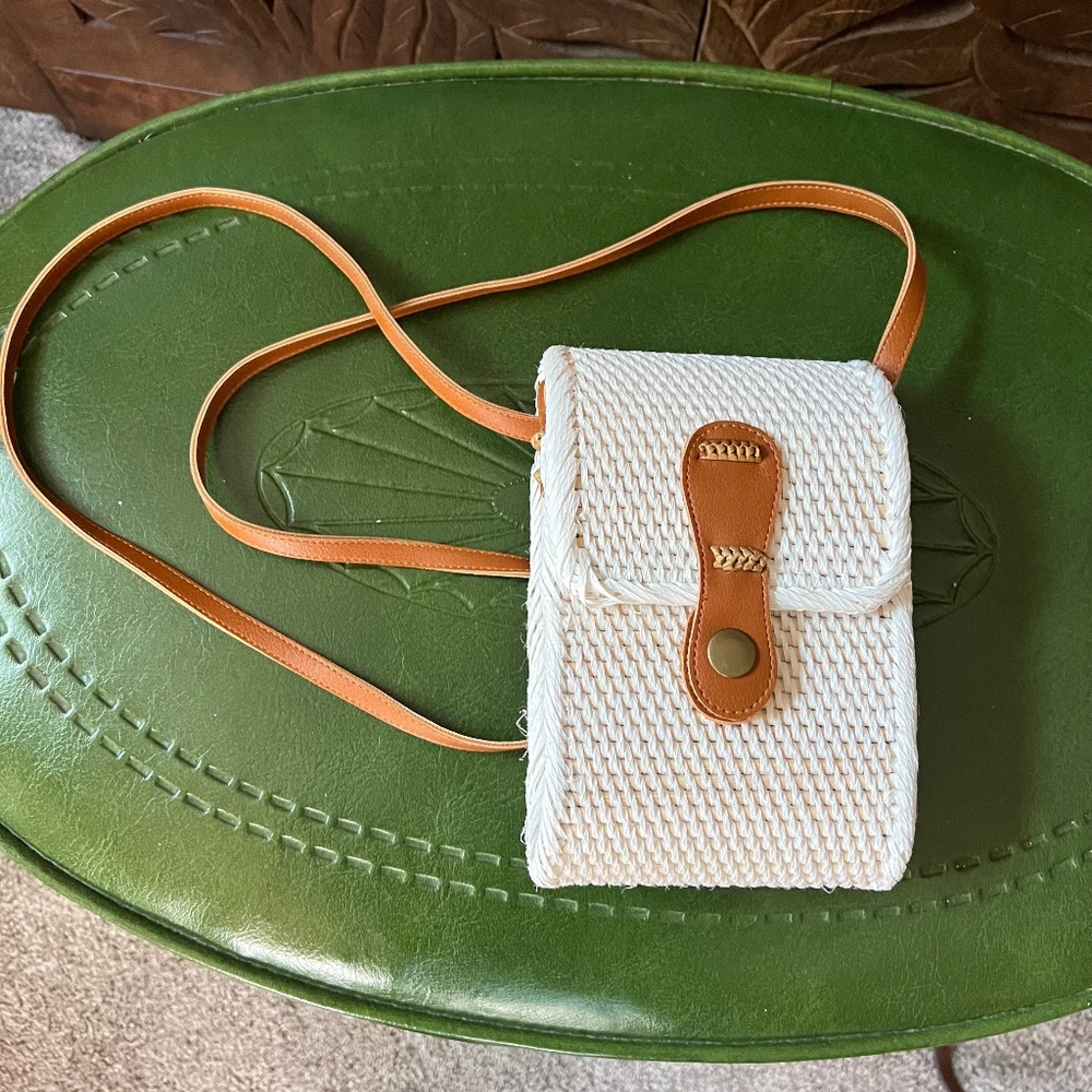 NWOT - Rattan Purse